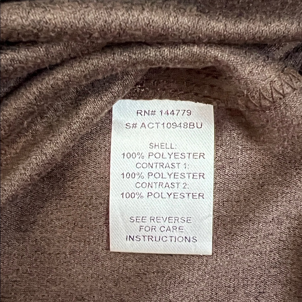 Brown Colorblock Long Sleeve Button Down- Size M - Picture 11 of 12